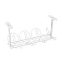 Table Bottom Power Cord Inserting And Arranging Rack Towing Board Interlayer Hanging Basket Layered Rack Cord Board Storage Rack