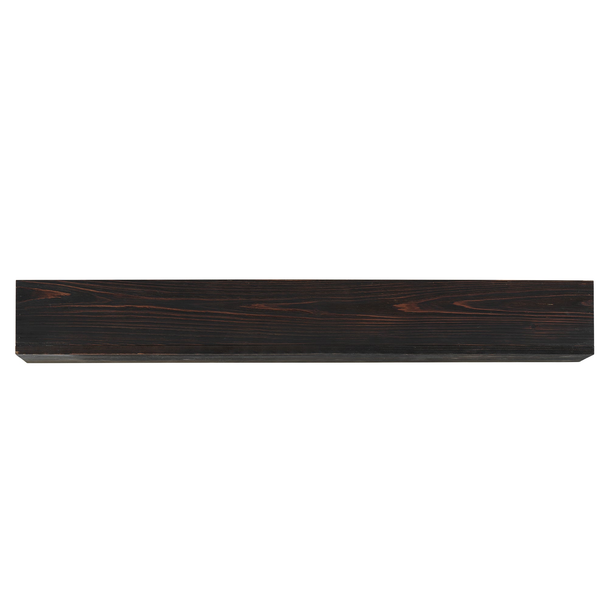 72" Rustic Wood Fireplace Mantel,Wall-Mounted & Floating Shelf for Home Decor Espresso