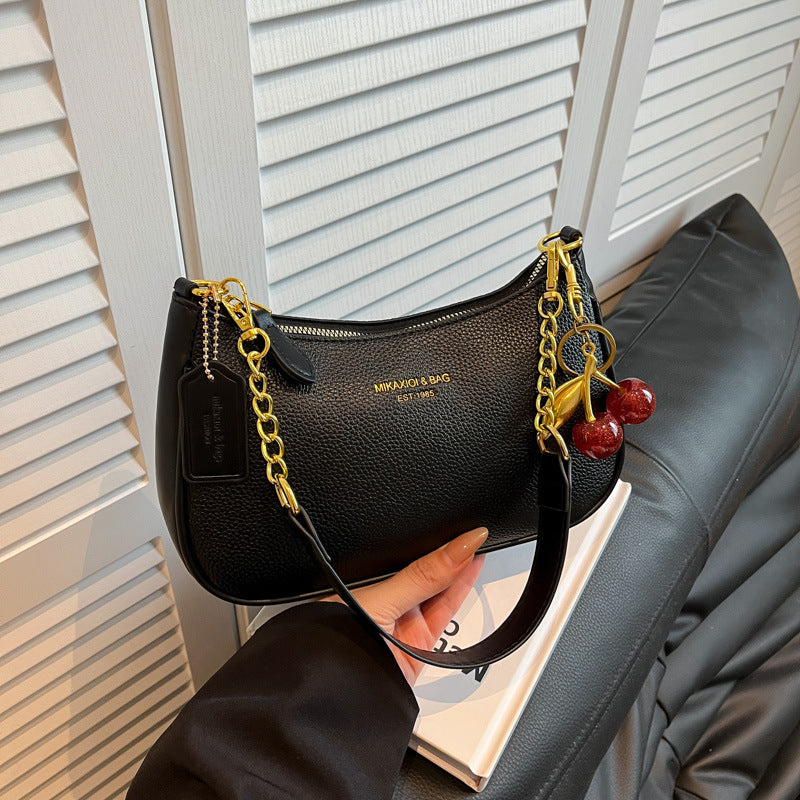 Versatile One Shoulder Crossbody Chain Dumpling Bun
