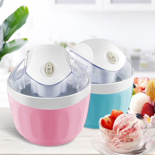 Factory Direct Sale Euro and US Standard In-Stock Ice Cream Maker, Small Household Mini Ice Cream Machine for Home Use