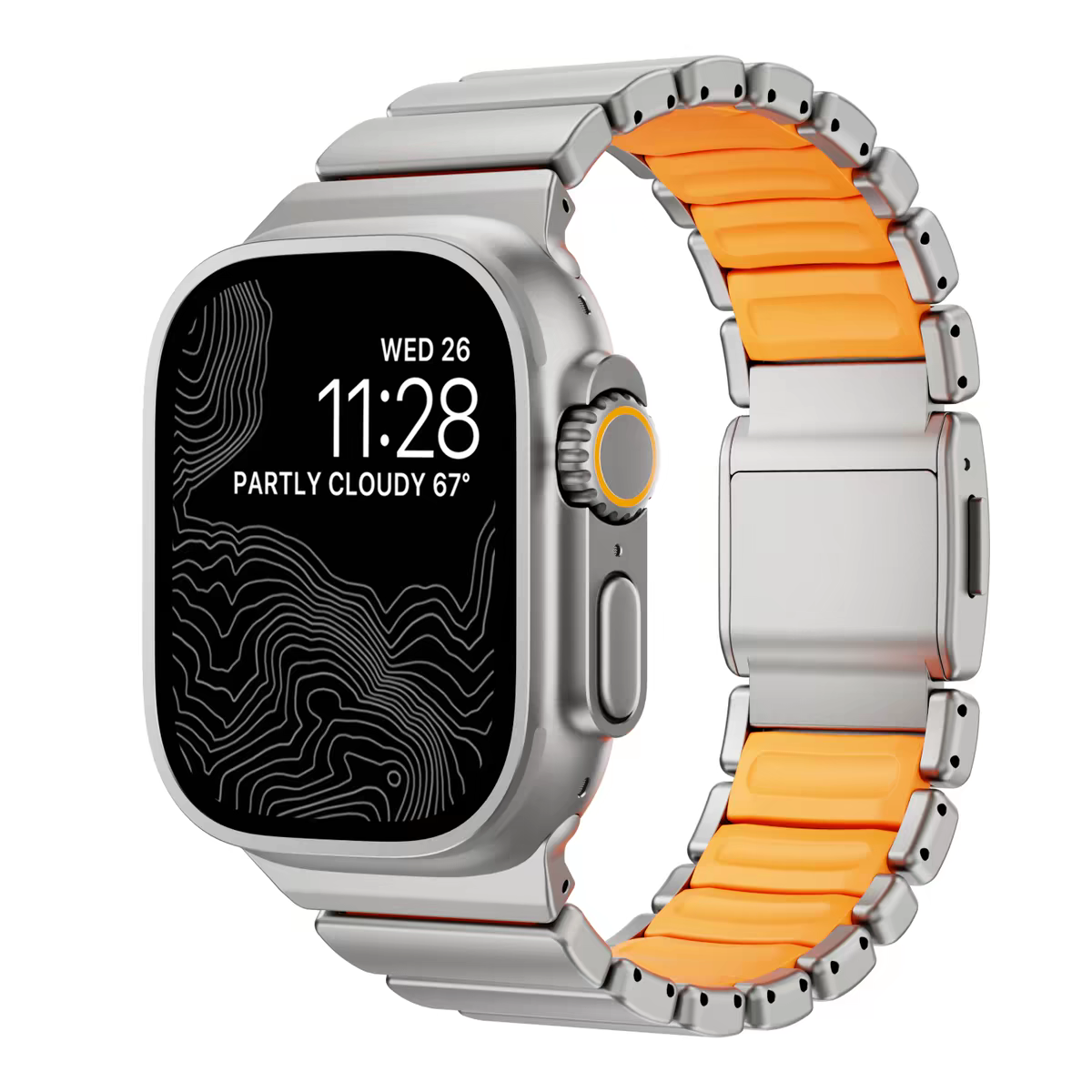 Apple Watch Ultra Strap Pure Titanium Apple Watch S11 Strap Silicone