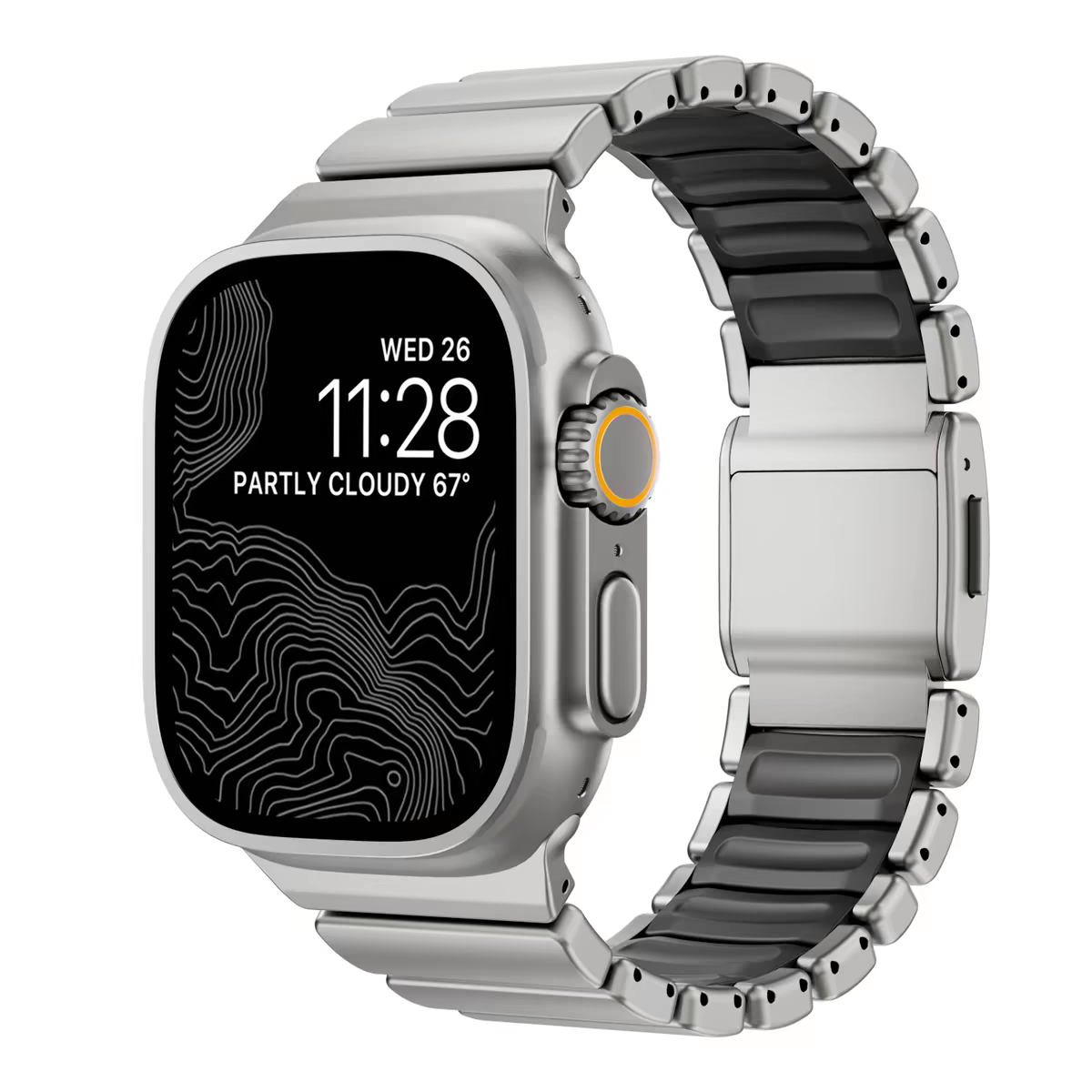 Apple Watch Ultra Strap Pure Titanium Apple Watch S11 Strap Silicone