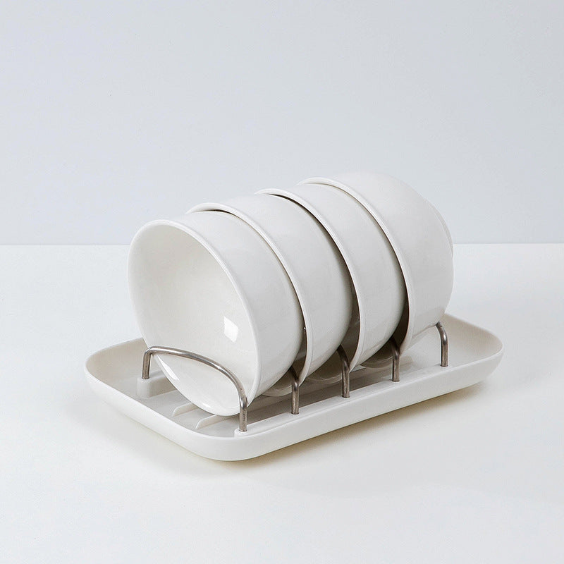 Kitchen Dish Drain Rack To Dry Tableware Drain Bowl Counter Surface Home Nordic Tableware Rack Plate Finishing