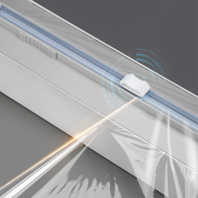 Kitchen Disposable Cling Film Cutter Home Cling Film Cover Food Special Cutting Box Magnetic Suction Refrigerator Magic Tool