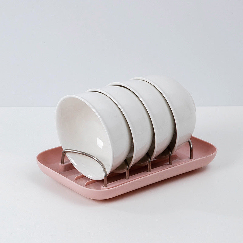 Kitchen Dish Drain Rack To Dry Tableware Drain Bowl Counter Surface Home Nordic Tableware Rack Plate Finishing
