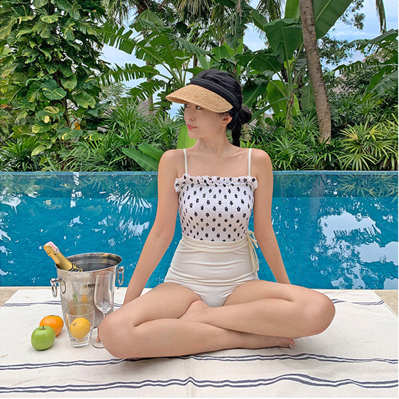 Sexy Triangular Double-Strap Halter Swimwear