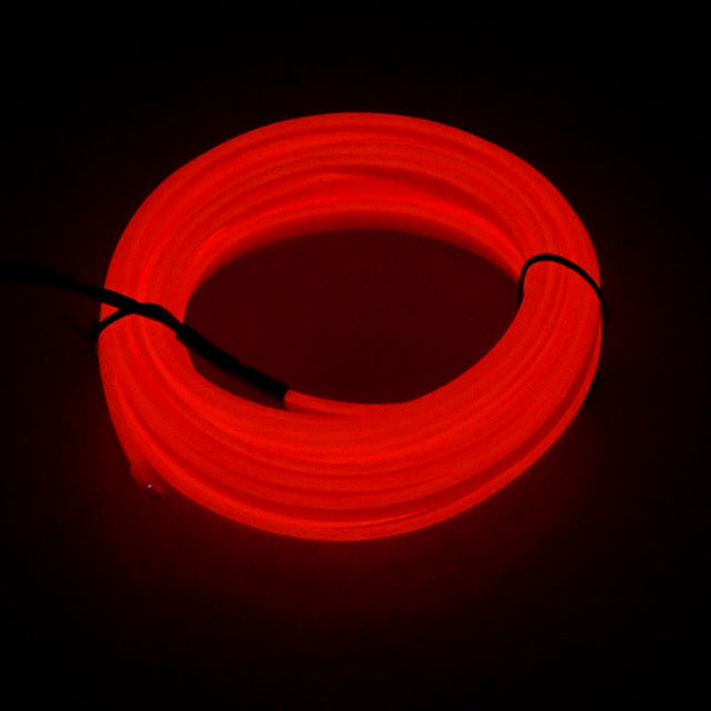 5m car interior accessories atmosphere lamp colorful cold light line with USB DIY Decorative Dash board Console Door LED Light