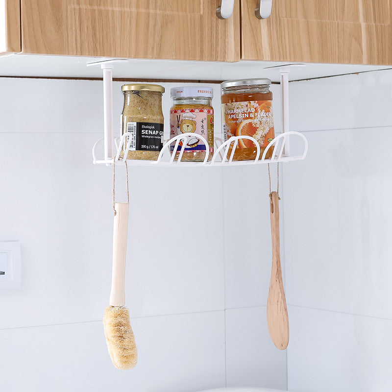 Table Bottom Power Cord Inserting And Arranging Rack Towing Board Interlayer Hanging Basket Layered Rack Cord Board Storage Rack