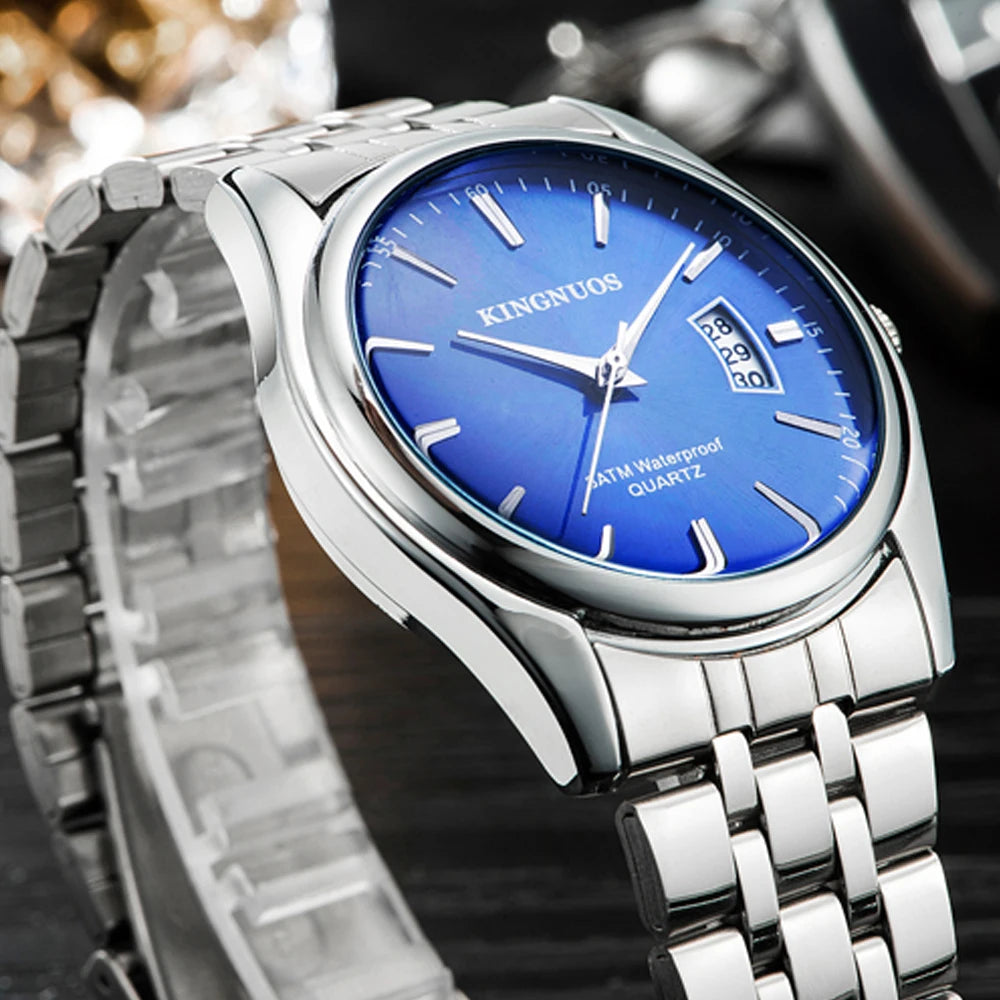 Gold Watch for Men Casual Mens Business Watches Fashion Quartz Wristwatch Man Waterproof Reloj Hombre Dropshipping часы мужские