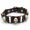2018 New Accessories For Men And Women  Retro Casual leather Bracelet Men Fashion Punk Bracelet Bracelet