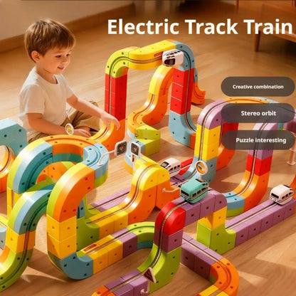 Magnetic Track Set STEM Toy for Kids