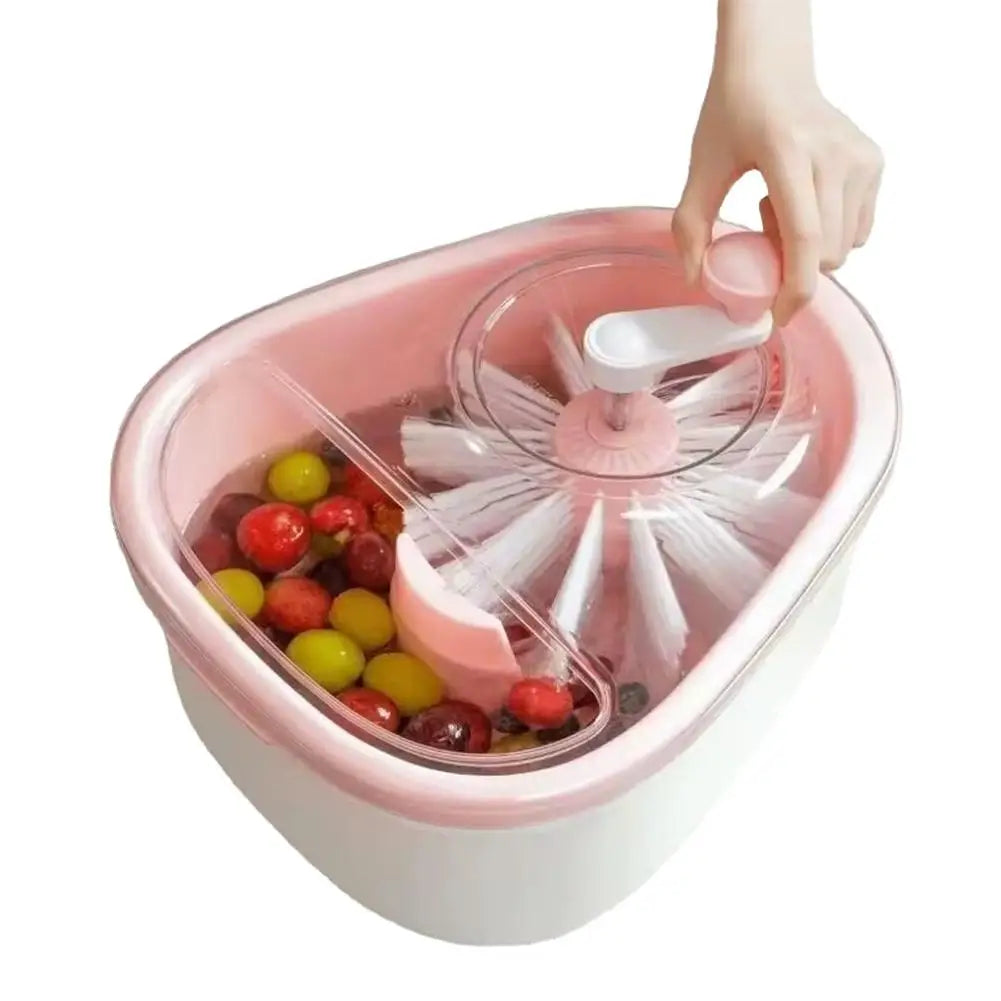 Vortex Fruit Washer – Manual Spin Cleaner
