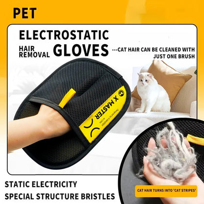 Pet Hair Remover Grooming Glove