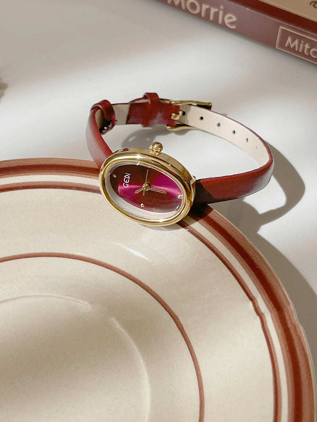 Luxury Leather Strap Watch for Women
