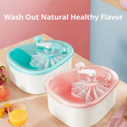 Vortex Fruit Washer – Manual Spin Cleaner
