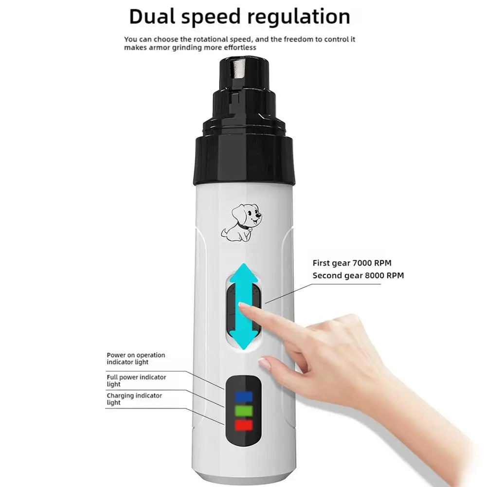 Electric Pet Nail Grinder for Dogs Cats