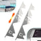 2pcs Silver-A