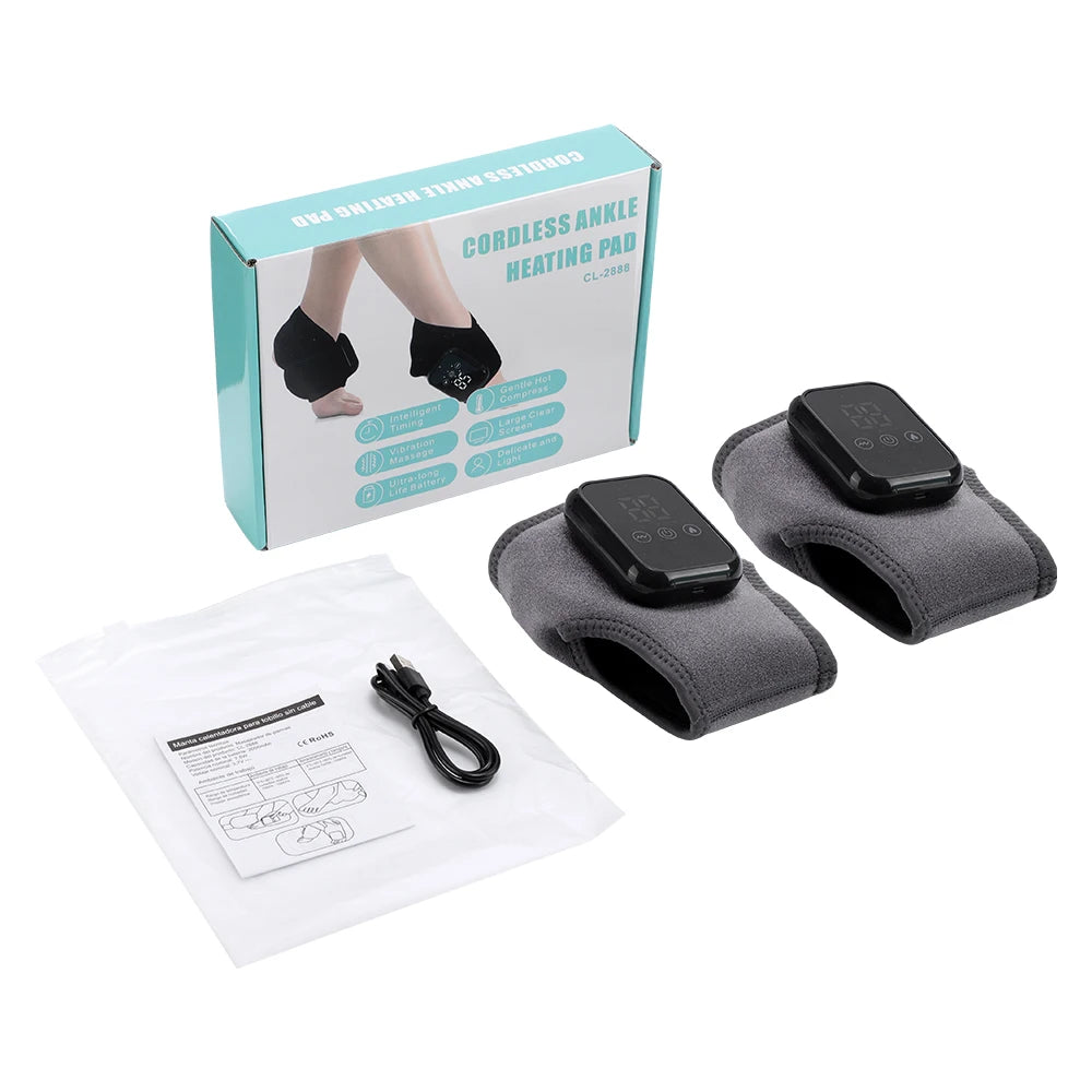 Rechargeable Heated Ankle Massager Wrap