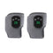 5 Gears 2Pcs Grey