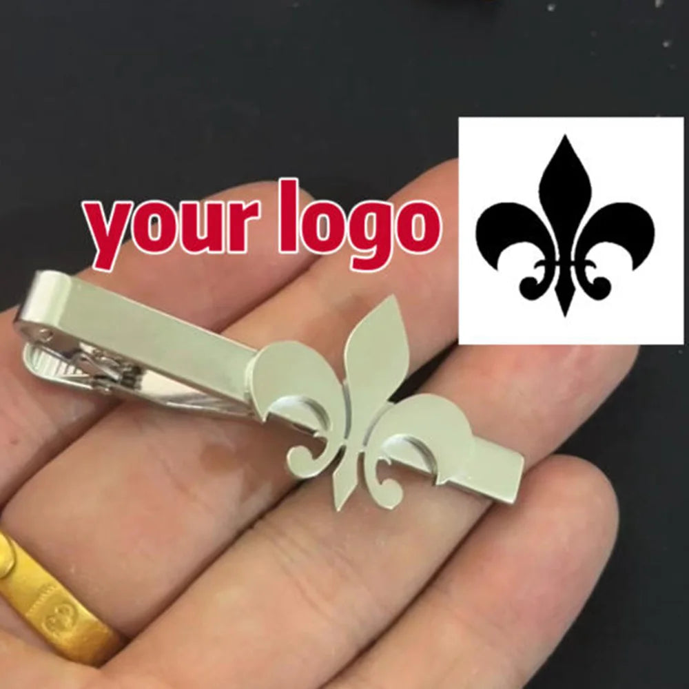 Personalized men's suit accessories, customized patterns, tie clips, wedding jewelry, tie accessories, men's gifts
