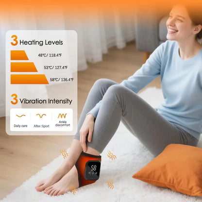 Rechargeable Heated Ankle Massager Wrap