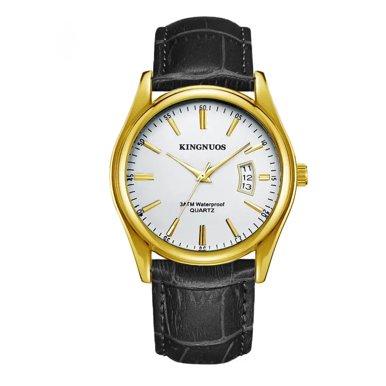 Gold Watch for Men Casual Mens Business Watches Fashion Quartz Wristwatch Man Waterproof Reloj Hombre Dropshipping часы мужские