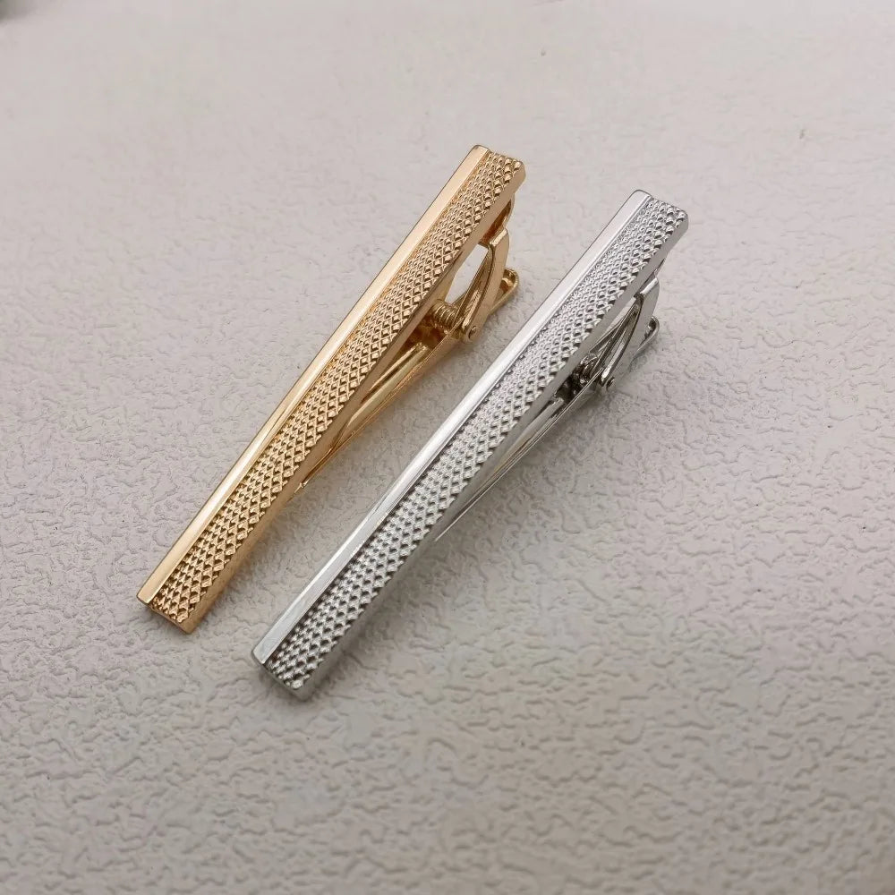 Men's Accessories Simple Tie Clips High-quality Copper Jewelry Business Wedding Supplies Women's Shirts Gifts