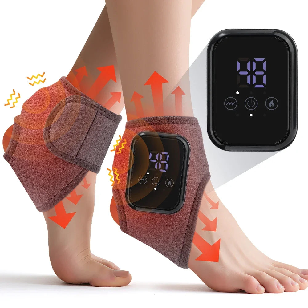 Rechargeable Heated Ankle Massager Wrap