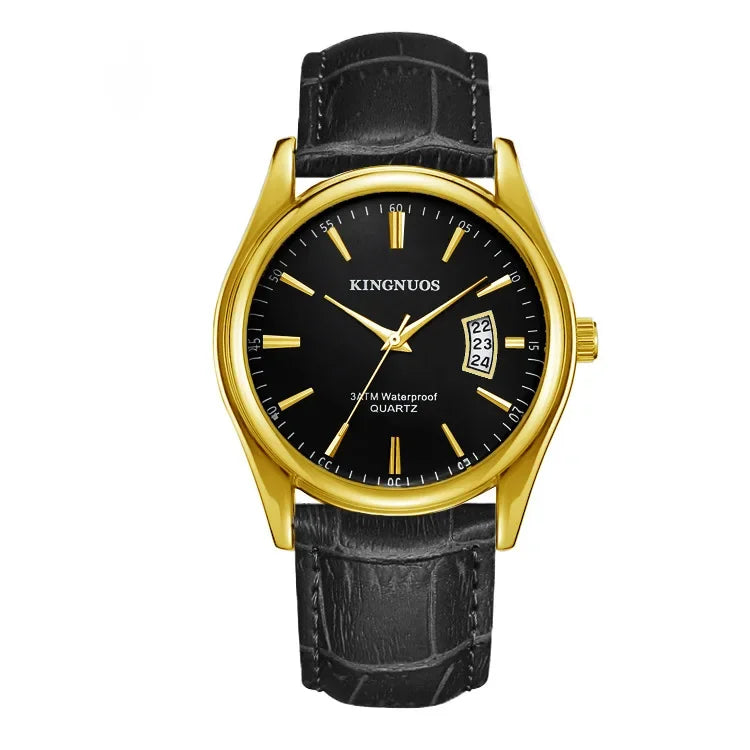 Gold Watch for Men Casual Mens Business Watches Fashion Quartz Wristwatch Man Waterproof Reloj Hombre Dropshipping часы мужские