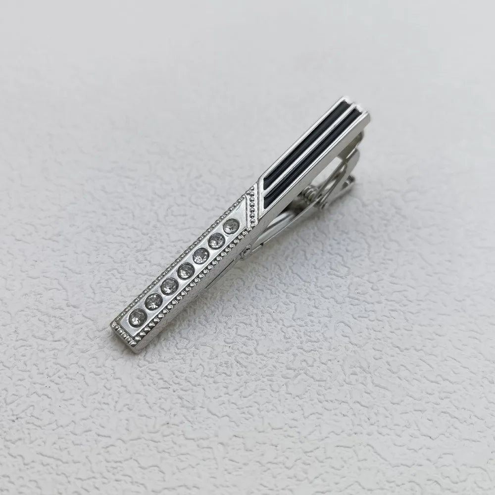 Men's Accessories Simple Tie Clips High-quality Copper Jewelry Business Wedding Supplies Women's Shirts Gifts