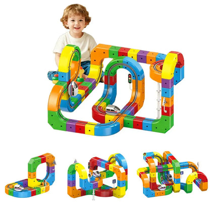 Magnetic Track Set STEM Toy for Kids