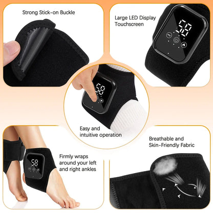 Rechargeable Heated Ankle Massager Wrap