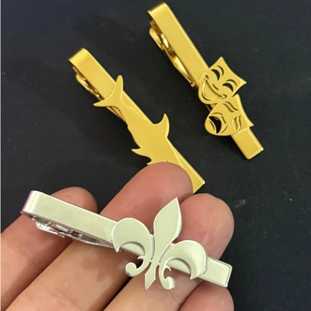 Personalized men's suit accessories, customized patterns, tie clips, wedding jewelry, tie accessories, men's gifts