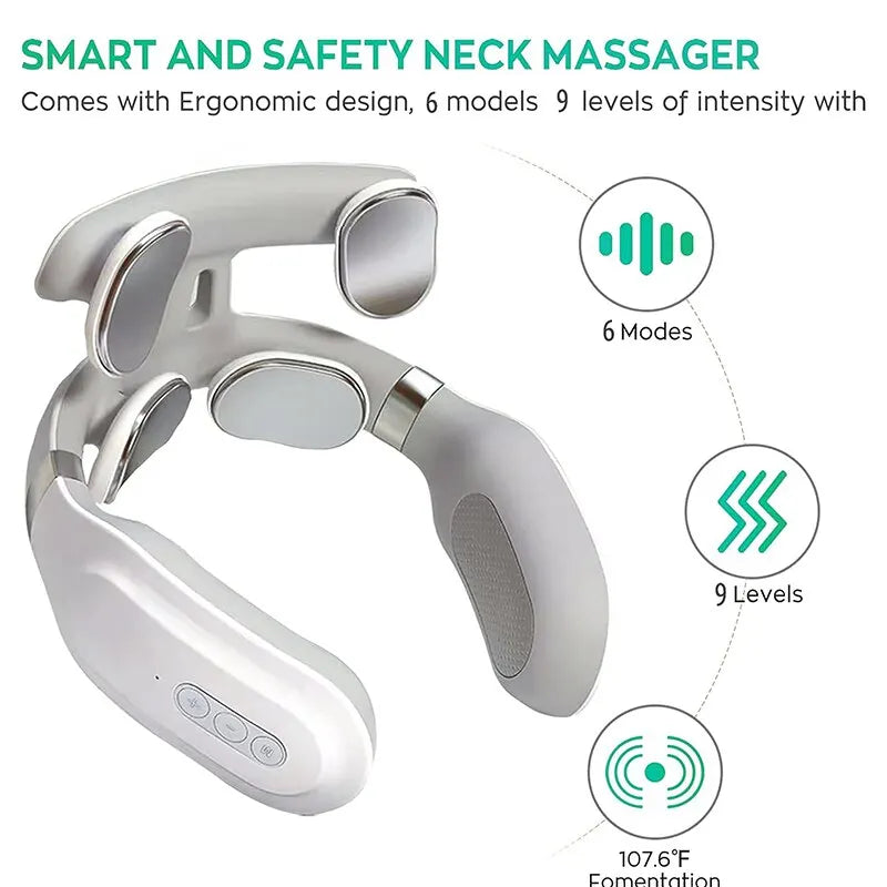 Electric Neck Massager With Heat