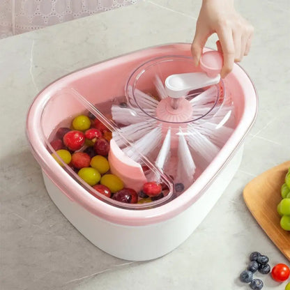 Vortex Fruit Washer – Manual Spin Cleaner