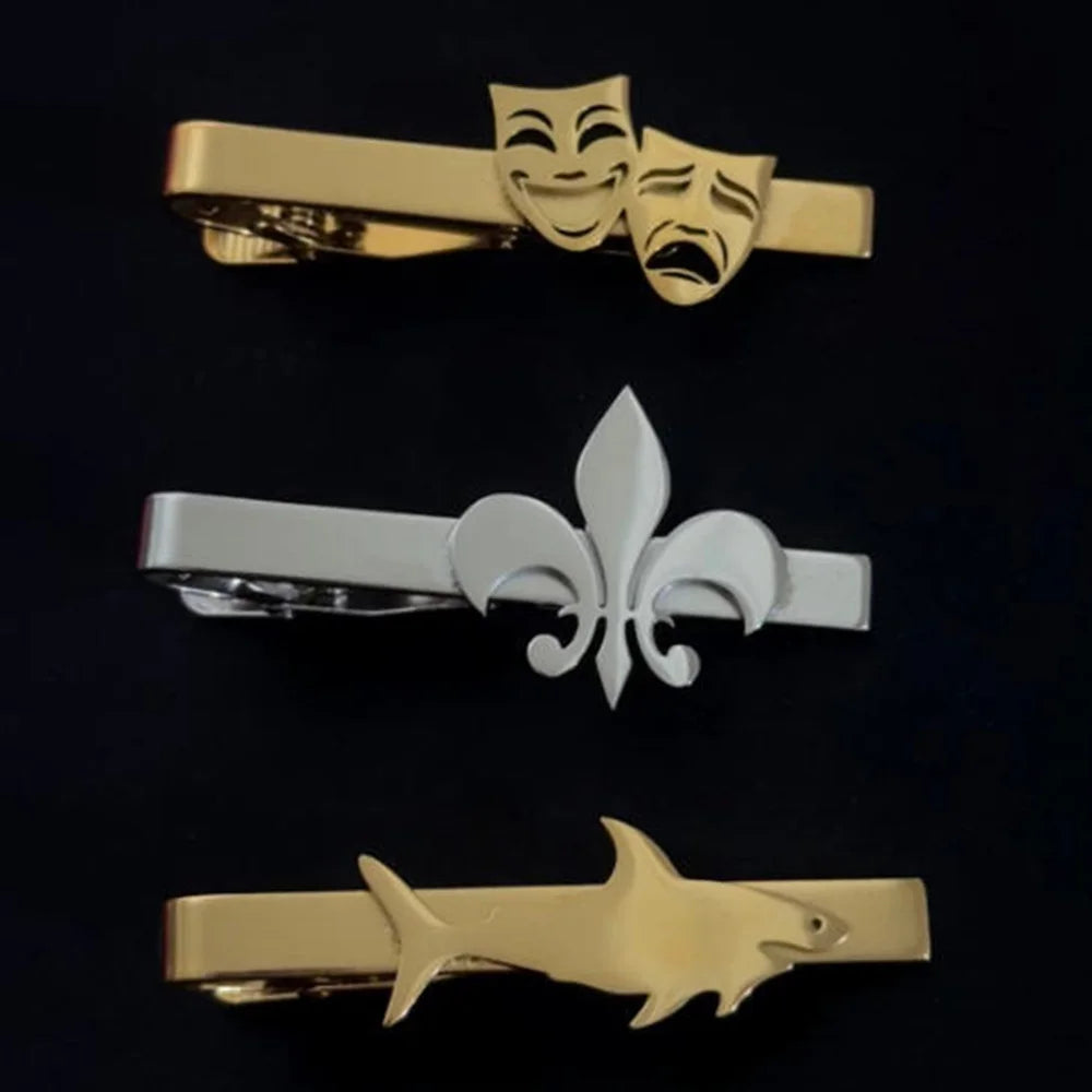 Personalized men's suit accessories, customized patterns, tie clips, wedding jewelry, tie accessories, men's gifts