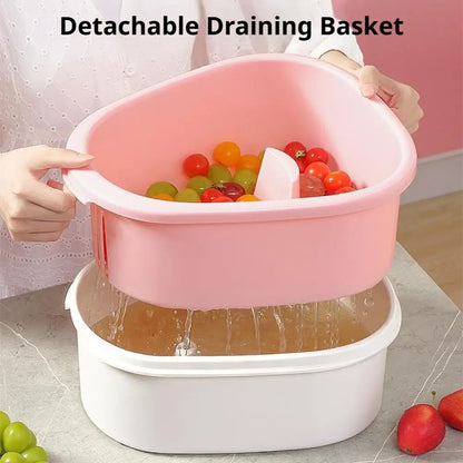 Vortex Fruit Washer – Manual Spin Cleaner
