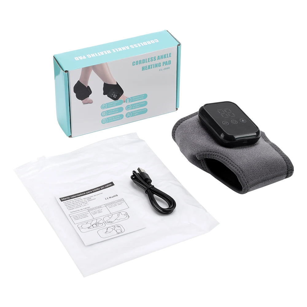 Rechargeable Heated Ankle Massager Wrap
