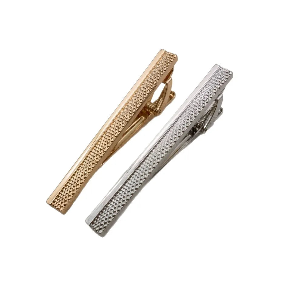 Men's Accessories Simple Tie Clips High-quality Copper Jewelry Business Wedding Supplies Women's Shirts Gifts